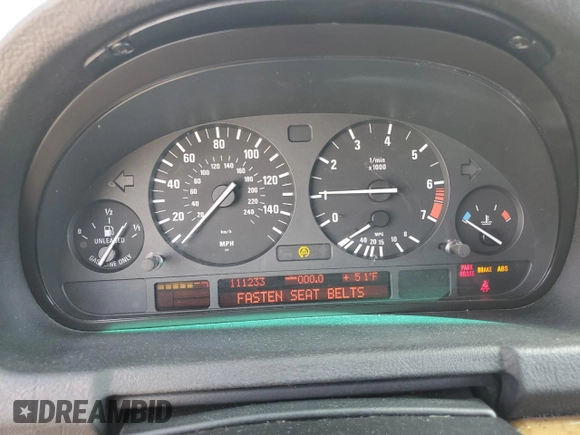 2002 BMW X5 3.0i with VIN 5UXFA53502LH80399, listed as a Copart auction lot 47534984 with 111,233 mi miles and Clean Title. Bid and sale history available at carsss.com. Image 9.