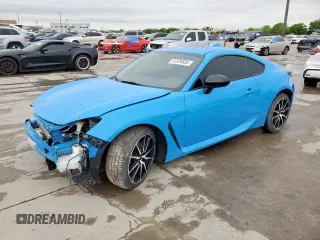 2022 Toyota GR86 with VIN JF1ZNBC13N8751813, listed as a Copart auction lot 51329585 with 766 mi miles and Salvage Title. Bid and sale history available at carsss.com. Image 1.