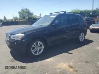 2015 BMW X3 xDrive35i z VIN 5UXWX7C55F0K35782, wystawiony jako Copart lot #58247565 z przebiegiem 83 590 mil mil oraz Szkoda całkowita • Salvage title. Historia ofert i sprzedaży dostępna na DreamBid. Obrazek 1.