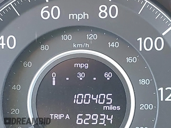 2015 Honda CR-V EX-L with VIN 2HKRM3H78FH506556, listed as a IAAI auction lot 41943492 with 100,405 mi miles. Bid and sale history available at carsss.com. Image 15.