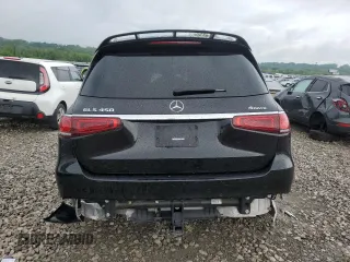 2021 Mercedes-Benz GLS 450 with VIN 4JGFF5KE0MA435353, listed as a Copart auction lot 54614174 with 26,752 mi miles and . Bid and sale history available at DreamBid. Image 6.