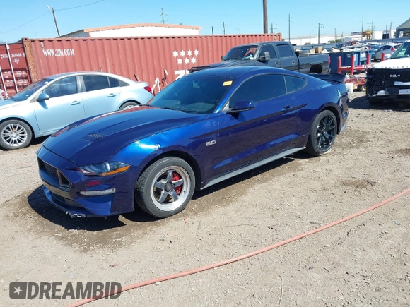 2019 Ford Mustang GT with VIN 1FA6P8CF9K5135798, listed as a IAAI auction lot 41629414 with 37,479 mi miles and . Bid and sale history available at DreamBid. Image 17.