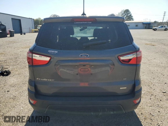 2020 Ford EcoSport SE z VIN MAJ3S2GE8LC319479, wystawiony jako Copart lot #49800725 z przebiegiem 111 543 mil mil oraz Szkody całkowita. Historia ofert i sprzedaży dostępna na DreamBid. Obrazek 6.