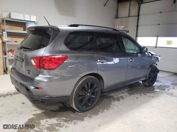 2018 Nissan Pathfinder SL with VIN 5N1DR2MMXJC649610, listed as a Copart auction lot 85656094 with 115,357 mi miles and Salvage Title. Bid and sale history available at carsss.com. Image 3.