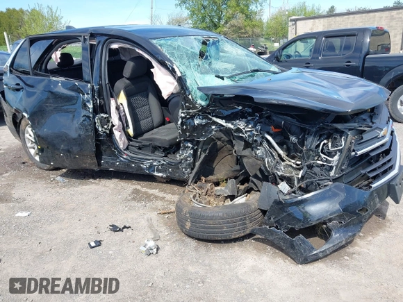 2019 Chevrolet Equinox LT z VIN 3GNAXUEV1KL297594, wystawiony jako IAAI lot #42165836 z przebiegiem 85 519 mil mil oraz . Historia ofert i sprzedaży dostępna na DreamBid. Obrazek 1.