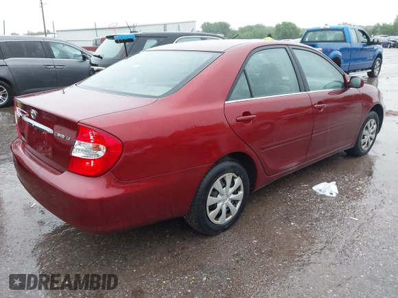 2003 Toyota Camry LE with VIN JTDBE32K630159278, listed as a IAAI auction lot 42148712 with 184,999 mi miles and . Bid and sale history available at DreamBid. Image 4.