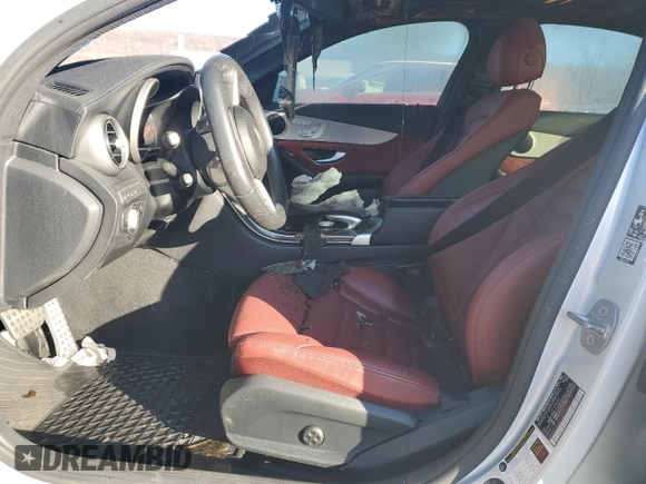 2018 Mercedes-Benz C 43 AMG z VIN 55SWF6EB6JU251015, wystawiony jako Copart lot #49628645 z przebiegiem Nie podano mil oraz Szkoda całkowita • Salvage title. Historia ofert i sprzedaży dostępna na DreamBid. Obrazek 7.