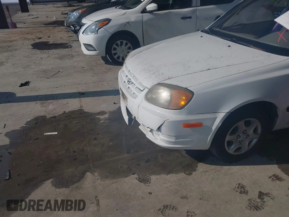 2004 Hyundai Accent with VIN KMHCF35C94U315390, listed as a IAAI auction lot 41391877 with 162,406 mi miles. Bid and sale history available at carsss.com. Image 6.