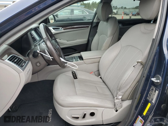 2020 Genesis G80 3.8L with VIN KMTFN4JEXLU328893, listed as a Copart auction lot 88111025 with 46,039 mi miles and Salvage Title. Bid and sale history available at DreamBid. Image 7.