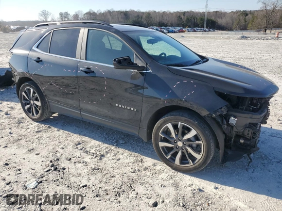 2022 Chevrolet Equinox LT with VIN 3GNAXKEVXNL195204, listed as a Copart auction lot 46784405 with 63,924 mi miles and Salvage Title. Bid and sale history available at DreamBid. Image 4.