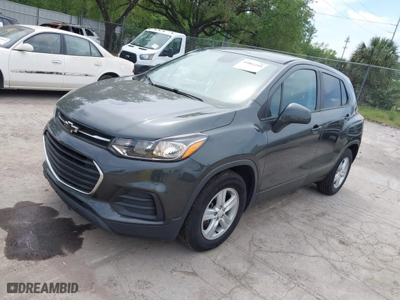 2020 Chevrolet Trax LS with VIN 3GNCJKSB6LL216633, listed as a IAAI auction lot 41861249 with 52,192 mi miles. Bid and sale history available at carsss.com. Image 17.