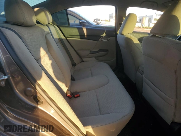 2015 Honda Civic Sedan LX with VIN 2HGFB2F57FH521824, listed as a Copart auction lot 55024385 with 154,775 mi miles and Clean Title. Bid and sale history available at carsss.com. Image 10.
