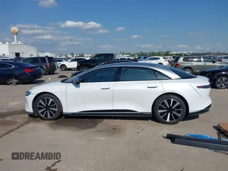 2022 Lucid Air Grand Touring with VIN 50EA1GBA5NA001268, listed as a IAAI auction lot 41866289 with 7,498 mi miles. Bid and sale history available at carsss.com. Image 15.