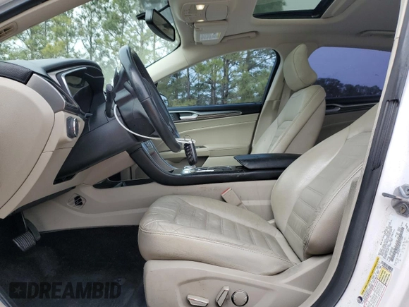 2017 Ford Fusion SE with VIN 3FA6P0H98HR175347, listed as a Copart auction lot 47828205 with 124,340 mi miles and Salvage Title. Bid and sale history available at DreamBid. Image 7.
