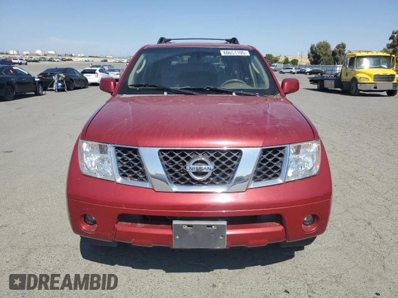 2006 Nissan Pathfinder SE with VIN 5N1AR18U26C632525, listed as a Copart auction lot 60051105 with 239,388 mi miles and Clean title. Bid and sale history available at DreamBid. Image 5.