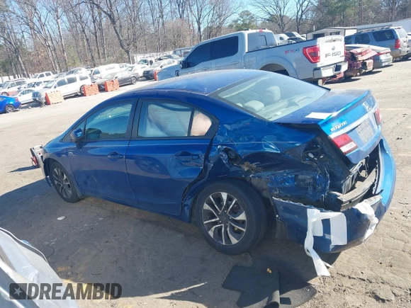2014 Honda Civic Sedan EX with VIN 19XFB2F87EE013503, listed as a IAAI auction lot 41700839 with 400,000 mi miles. Bid and sale history available at carsss.com. Image 14.