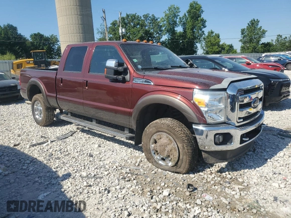 2015 Ford F-250 Lariat with VIN 1FT7W2B69FEC85206, listed as a Copart auction lot 63367665 with 195,568 mi miles and Clean title. Bid and sale history available at DreamBid. Image 4.