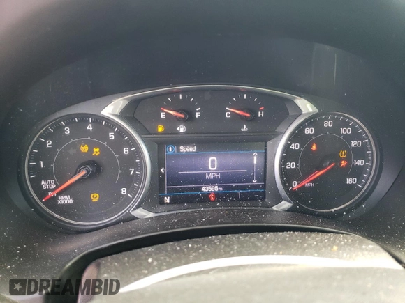 2022 GMC Terrain SLE with VIN 3GKALMEVXNL128557, listed as a Copart auction lot 47608065 with 43,595 mi miles and Salvage title. Bid and sale history available at DreamBid. Image 9.