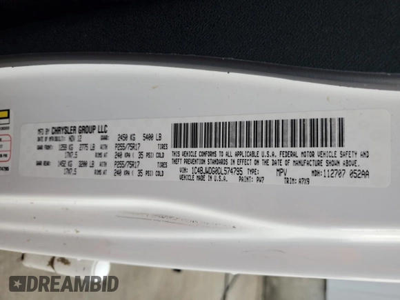 2013 Jeep Wrangler Unlimited Sport z VIN 1C4BJWDG0DL574795, wystawiony jako Copart lot #59230515 z przebiegiem 132 808 mil mil oraz Szkoda całkowita • Salvage title. Historia ofert i sprzedaży dostępna na DreamBid. Obrazek 13.