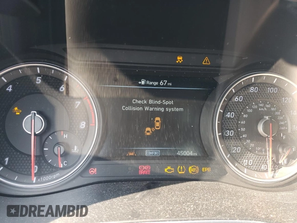 2019 Genesis G70 2.0T Advanced with VIN KMTG34LA8KU024903, listed as a Copart auction lot 68116404 with 45,004 mi miles and Salvage Title. Bid and sale history available at carsss.com. Image 9.
