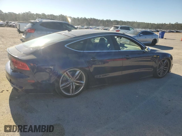 2013 Audi S7 with VIN WAUW2BFC5DN104538, listed as a Copart auction lot 48517225 with 148,975 mi miles and Salvage Title. Bid and sale history available at carsss.com. Image 3.