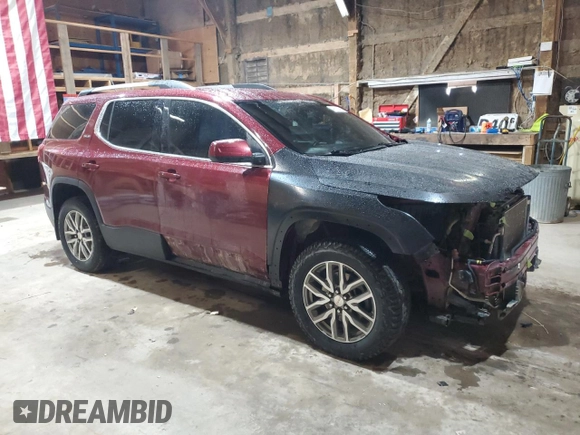 2017 GMC Acadia SLE with VIN 1GKKNLLS3HZ140550, listed as a Copart auction lot 49112415 with 155,247 mi miles and Salvage Title. Bid and sale history available at DreamBid. Image 4.