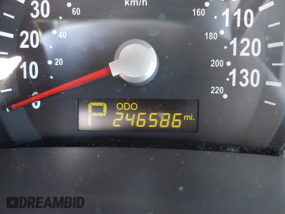 2012 Kia Sedona LX with VIN KNDMG4C70C6491703, listed as a IAAI auction lot 42128411 with 246,586 mi miles. Bid and sale history available at carsss.com. Image 7.