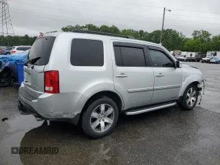 2013 Honda Pilot Touring z VIN 5FNYF4H99DB083396, wystawiony jako Copart lot #58728975 z przebiegiem Nie podano mil oraz Czysty tytuł • Clean title. Historia ofert i sprzedaży dostępna na DreamBid. Obrazek 3.