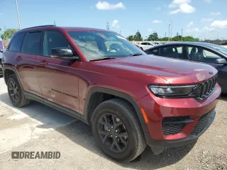 2024 Jeep Grand Cherokee Altitude with VIN 1C4RJGAG3R8546623, listed as a Copart auction lot 58537215 with 28,057 mi miles and Clean title. Bid and sale history available at DreamBid. Image 4.