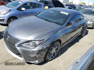 2016 Lexus RC 350 F Sport with VIN JTHHE5BC2G5014146, listed as a Copart auction lot 60836274 with 96,985 mi miles and Salvage Title. Bid and sale history available at DreamBid. Image 1.