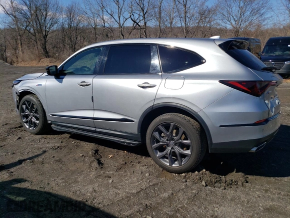 2024 Acura MDX w/A-Spec Package with VIN 5J8YE1H02RL000044, listed as a Copart auction lot 47422535 with 11,038 mi miles and Salvage Title. Bid and sale history available at carsss.com. Image 2.