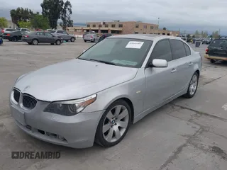 2007 BMW 5 Series 530i with VIN WBANE73537CM45085, listed as a IAAI auction lot 42044302 with 170,227 mi miles. Bid and sale history available at carsss.com. Image 6.