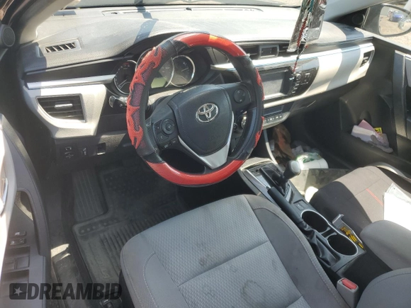 2016 Toyota Corolla L with VIN 2T1BURHE4GC697805, listed as a Copart auction lot 61475005 with 108,358 mi miles and Salvage title. Bid and sale history available at DreamBid. Image 8.