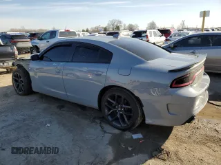 2021 Dodge Charger R/T with VIN 2C3CDXCT4MH588636, listed as a Copart auction lot 49493295 with 48,909 mi miles and Salvage Title. Bid and sale history available at DreamBid. Image 2.