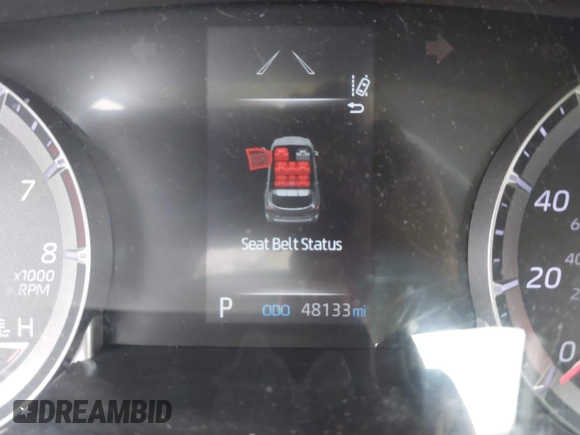 2021 Toyota Highlander L with VIN 5TDCZRAH1MS085834, listed as a IAAI auction lot 42104266 with 48,133 mi miles and . Bid and sale history available at DreamBid. Image 7.