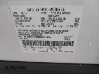 2017 Ford Explorer XLT с VIN 1FM5K7D84HGA61004, выставлен на аукционе IAAI как лот 42042440 с пробегом 91 316 миль миль и . История ставок и продаж доступна на DreamBid. Изображение 9.