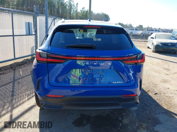 2023 Lexus NX with VIN 2T2GDCAZ0PC004353, listed as a IAAI auction lot 41649834 with 19,585 mi miles. Bid and sale history available at carsss.com. Image 16.