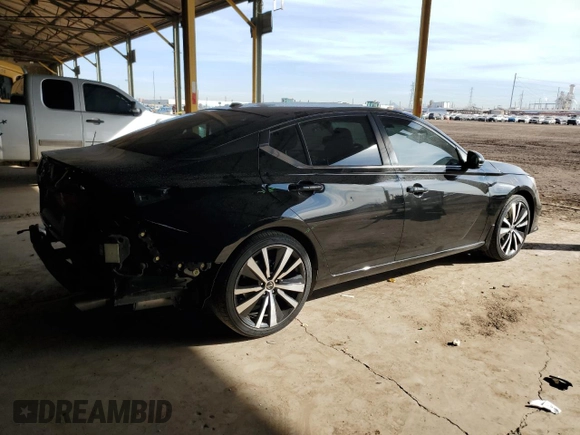 2021 Nissan Altima 2.5 SR with VIN 1N4BL4CV1MN411081, listed as a Copart auction lot 46122145 with 25,497 mi miles and Salvage Title. Bid and sale history available at carsss.com. Image 3.