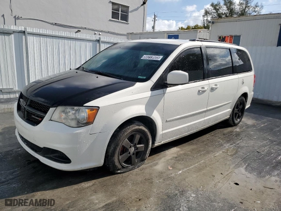 2012 Dodge Grand Caravan SXT with VIN 2C4RDGCG5CR284006, listed as a Copart auction lot 50313685 with 98,885 mi miles and Clean Title. Bid and sale history available at carsss.com. Image 1.