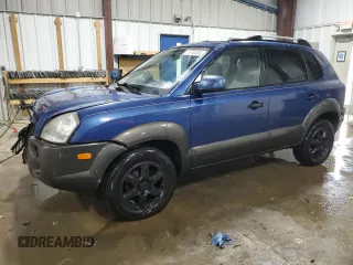 2005 Hyundai Tucson GLS with VIN KM8JN12D05U045964, listed as a Copart auction lot 75753334 with 146,530 mi miles and Salvage Title. Bid and sale history available at carsss.com. Image 1.
