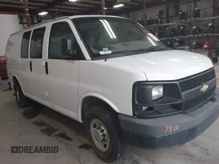 2013 Chevrolet Express Cargo with VIN 1GCWGFBA8D1101785, listed as a IAAI auction lot 42617920 with 164,366 mi miles and . Bid and sale history available at DreamBid. Image 1.