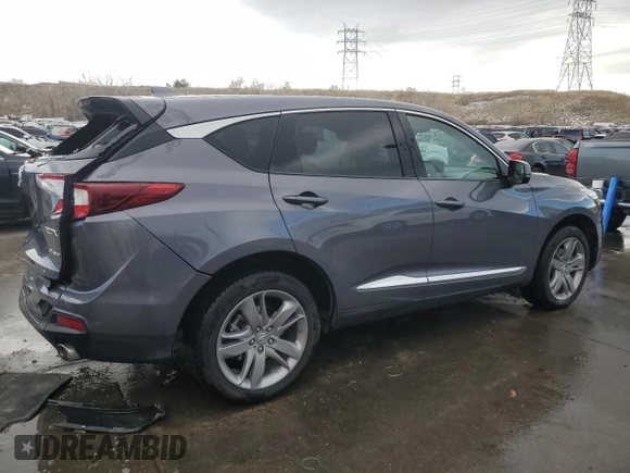 2021 Acura RDX w/Advance Package with VIN 5J8TC2H79ML005821, listed as a Copart auction lot 84891514 with 74,538 mi miles and Salvage Title. Bid and sale history available at carsss.com. Image 3.