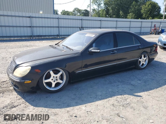 2003 Mercedes-Benz S 430 with VIN WDBNG70J83A351710, listed as a Copart auction lot 60496365 with Not provided miles and Salvage title. Bid and sale history available at DreamBid. Image 1.