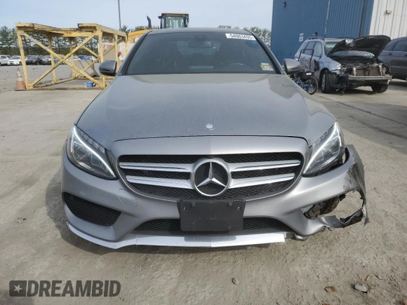 2016 Mercedes-Benz C 300 Luxury with VIN 55SWF4KB4GU101602, listed as a Copart auction lot 54063435 with 99,266 mi miles and Salvage Title. Bid and sale history available at carsss.com. Image 5.