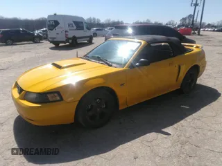 2003 Ford Mustang GT Deluxe with VIN 1FAFP45X93F305703, listed as a IAAI auction lot 41767835 with 173,111 mi miles. Bid and sale history available at carsss.com. Image 2.