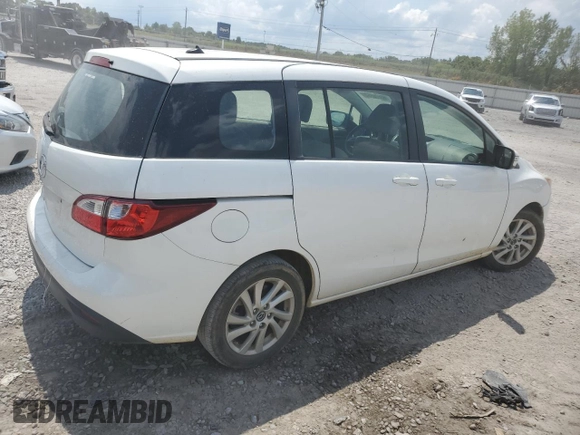 2014 Mazda 5 Sport with VIN JM1CW2BL7E0173729, listed as a Copart auction lot 68676554 with 102,734 mi miles and Salvage Title. Bid and sale history available at DreamBid. Image 3.