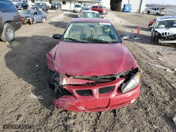 2005 Pontiac Grand Am SE with VIN 1G2NE52EX5M189581, listed as a Copart auction lot 40833664 with 0 mi miles and Salvage Title. Bid and sale history available at carsss.com. Image 5.