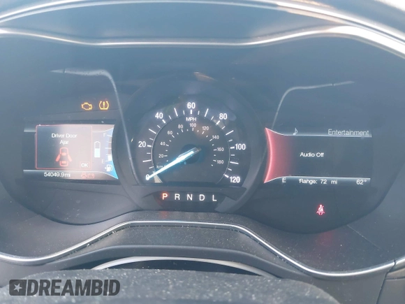 2018 Ford Fusion Energi SE with VIN 3FA6P0PU7JR232567, listed as a IAAI auction lot 41219232 with 54,049 mi miles. Bid and sale history available at carsss.com. Image 7.