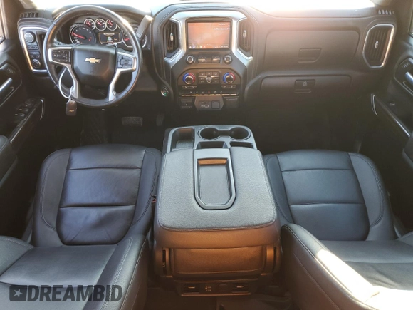 2021 Chevrolet Silverado 1500 LT with VIN 1GCUYDET9MZ379702, listed as a Copart auction lot 84435314 with 50,843 mi miles and Salvage Title. Bid and sale history available at carsss.com. Image 8.