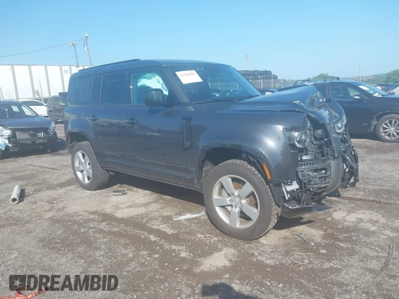 2025 Land Rover Defender X-Dynamic SE with VIN SALE2EEU0S2368249, listed as a IAAI auction lot 42546020 with 5,025 mi miles and . Bid and sale history available at DreamBid. Image 1.